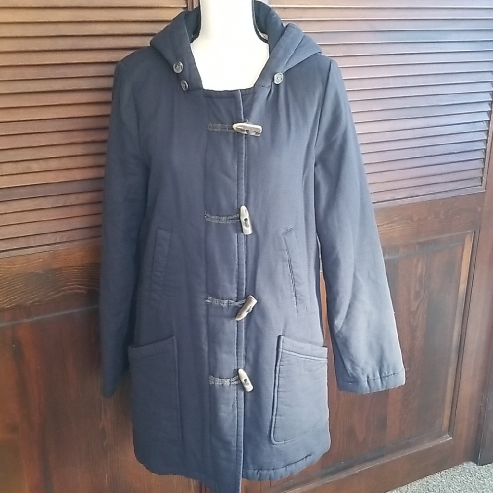 Aerie Hooded Toggle Coat